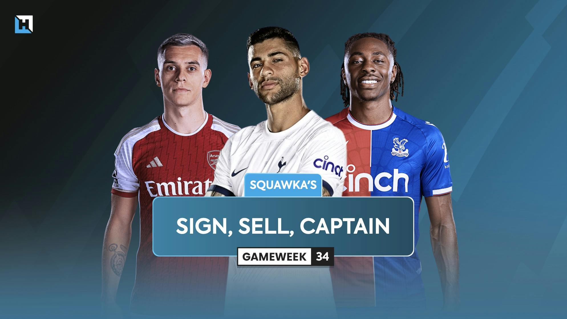 Who to sign, sell and captain for FPL Double Gameweek 34 | Squawka