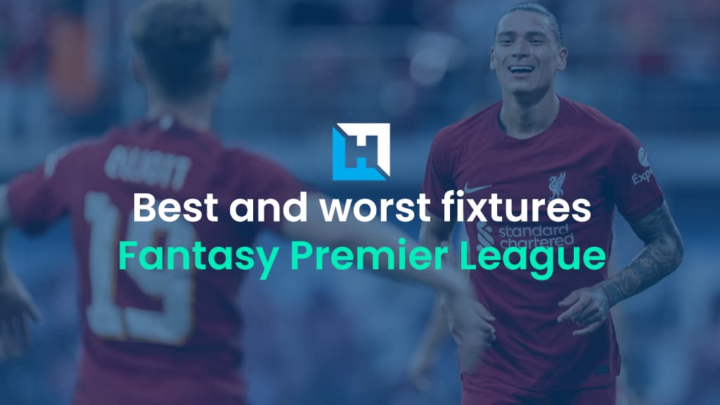 The best and worst fixture runs up to Double Gameweek 34