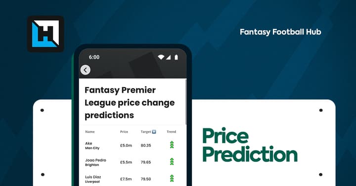 FPL player price change predictions | Fantasy Football Hub