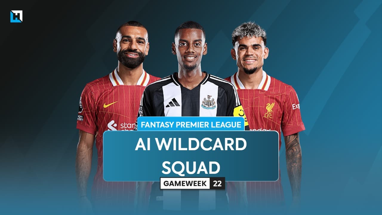 Best FPL Wildcard team for Gameweek 22 according to AI