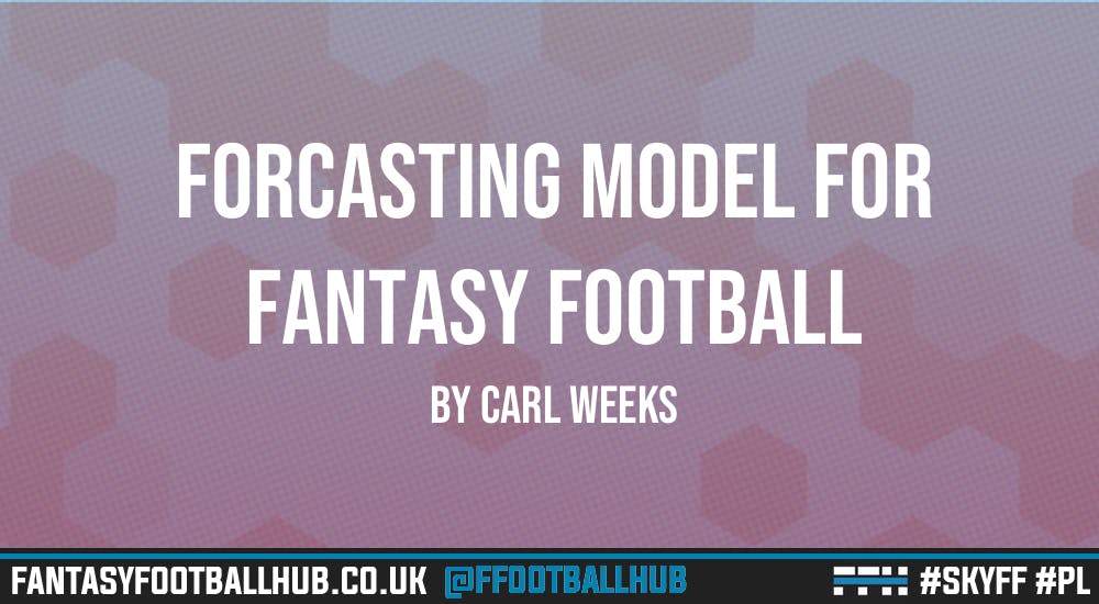 Forecasting model for fantasy football