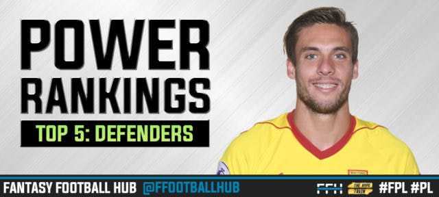 FPL Power Rankings 2017/18: Defenders (GW5)