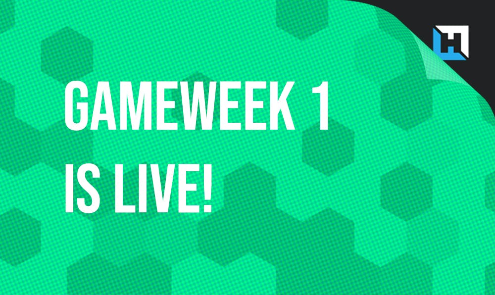 Gameweek 1 is live
