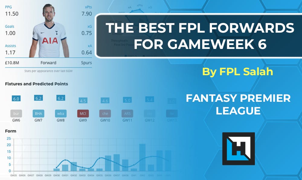 Best Forwards For Gameweek 6 | Fantasy Premier League Tips