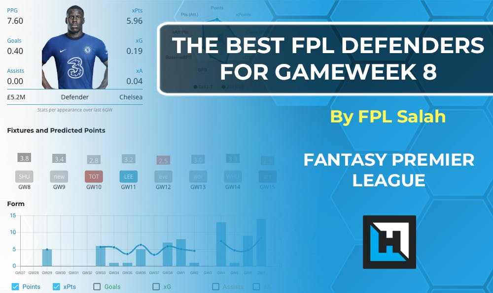 Best Defenders For Gameweek 8 | Fantasy Premier League Tips