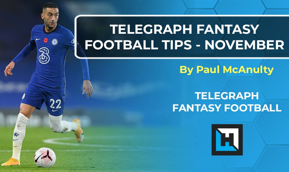 Telegraph Fantasy Football Tips – November ’20