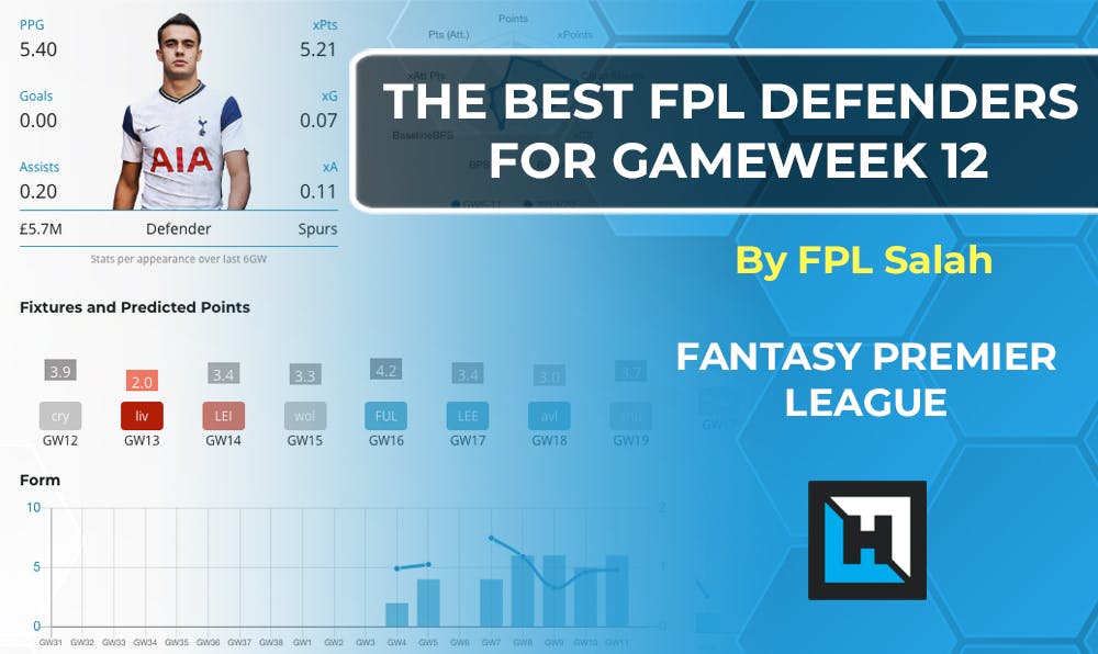 Best Defenders For Gameweek 12 | Fantasy Premier League Tips
