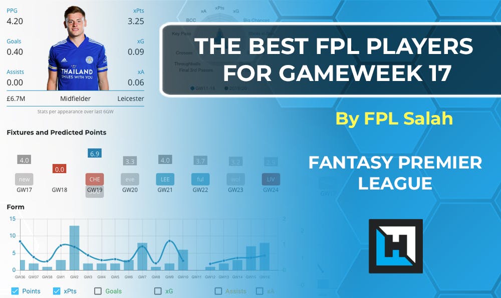 Best FPL Players For Gameweek 17 | Fantasy Premier League Tips