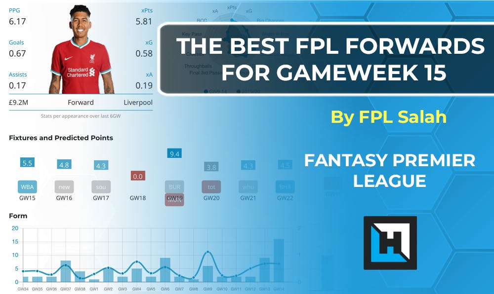 Best Forwards For Gameweek 15 | Fantasy Premier League Tips 2020/21