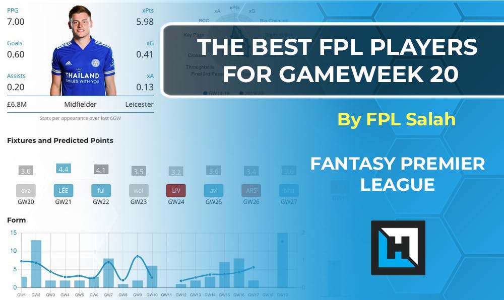 Best FPL Players For Gameweek 20 | Fantasy Premier League Tips