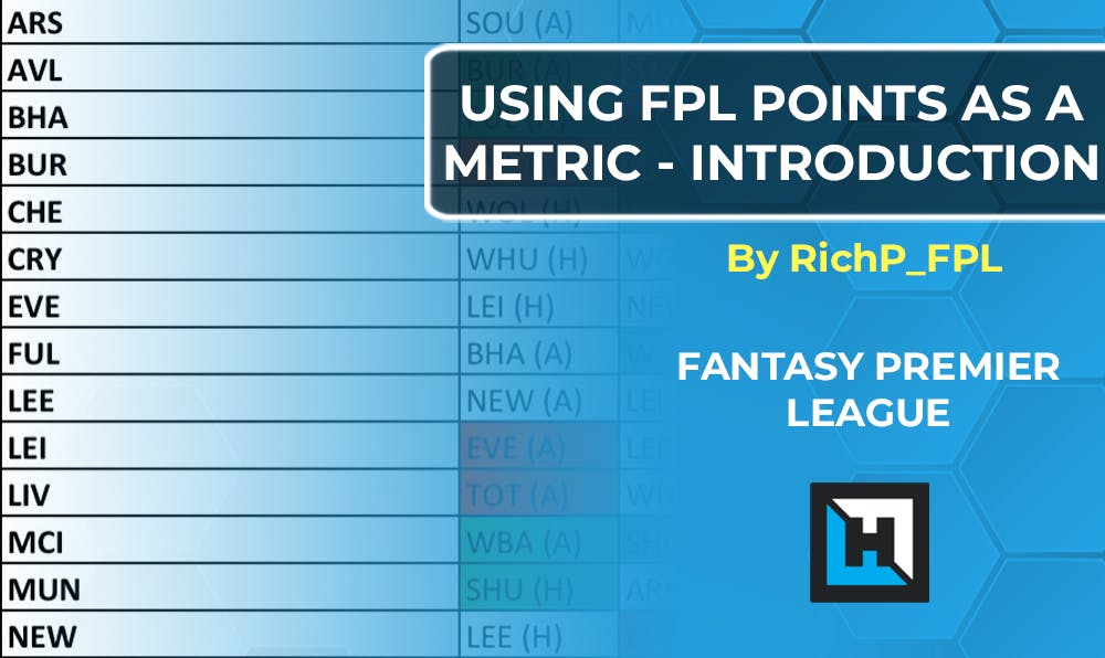 Using FPL Points as a Metric – Introduction