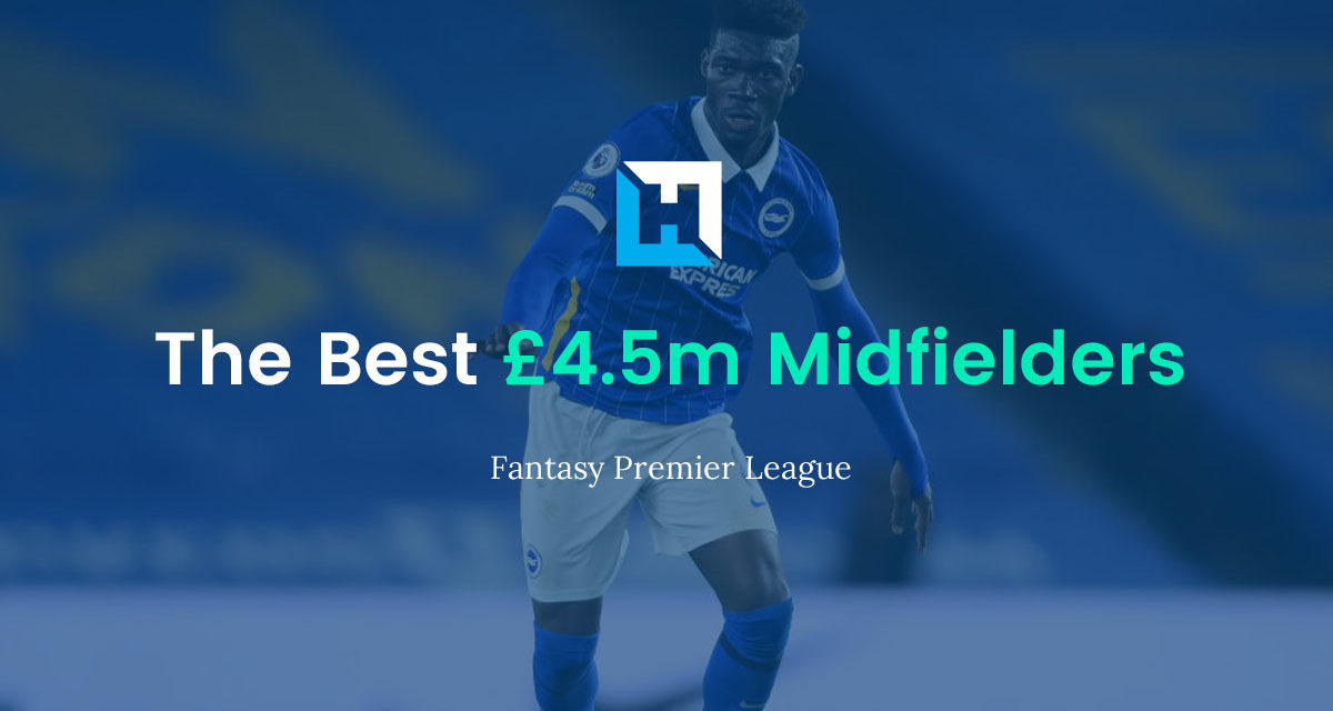 Who are the Best FPL £4.5m Midfielders? Gameweek 1
