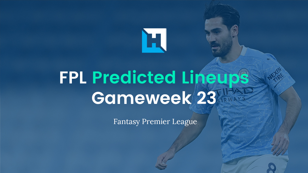 Premier League Predicted Lineups | FPL Gameweek 23